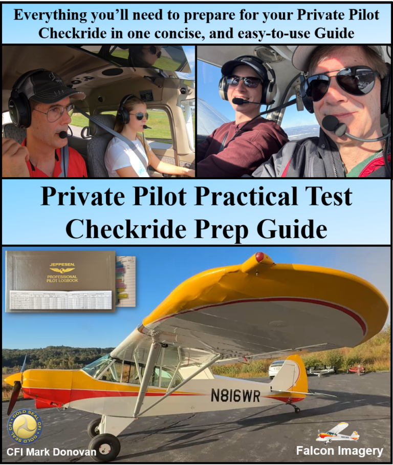 Check Ride Pilot Pics Private Pilot Practical Test Checkride Prep Guide | Falcon Imagery
